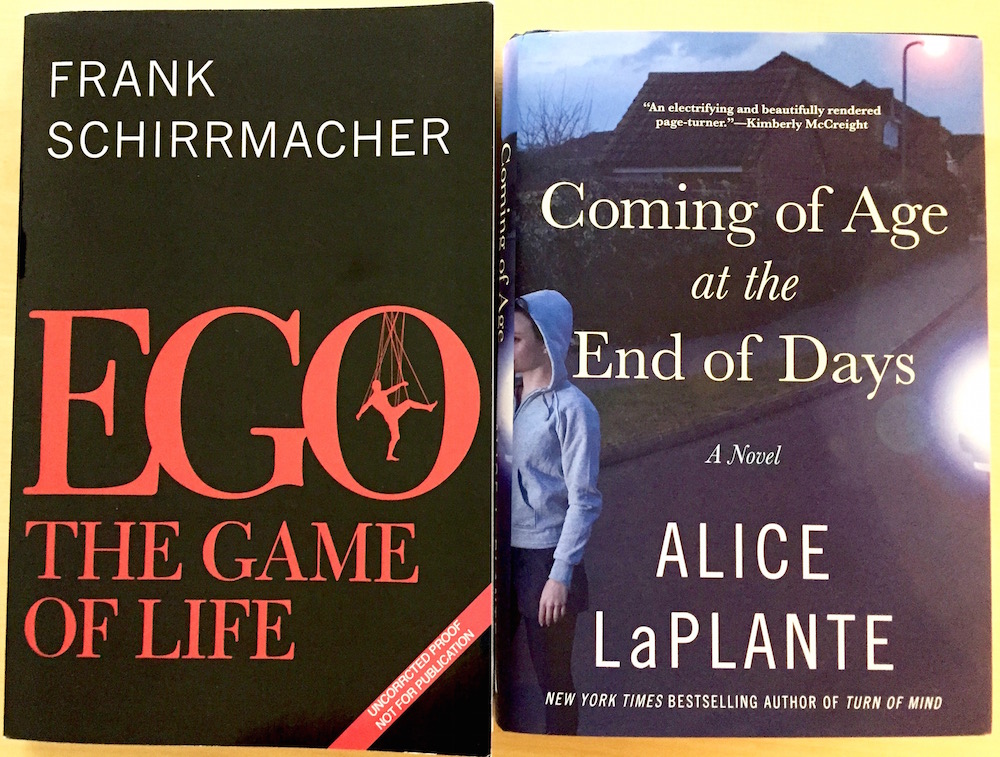 Ego, the game of live, by Frank Schirrmacher and Coming of Age at the End of Days by Alice LaPlante
