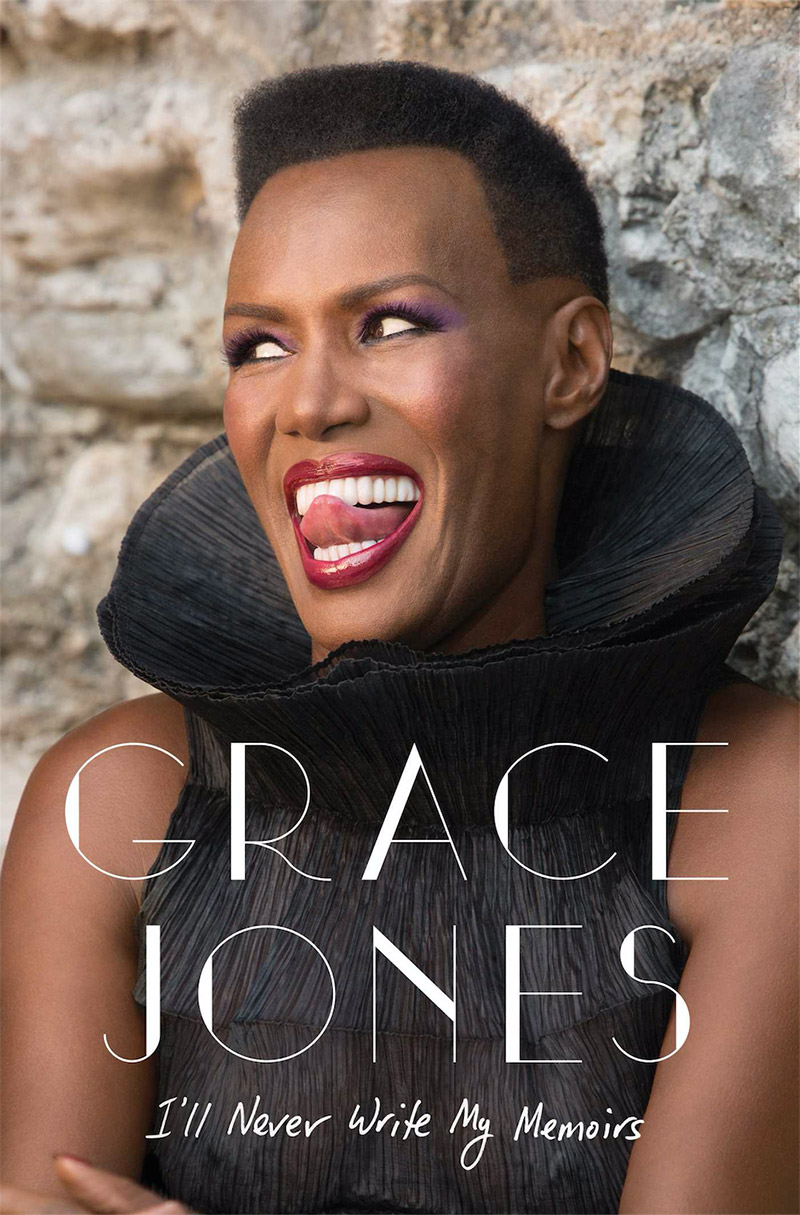 Grace Jones graces the cover of her new memoir