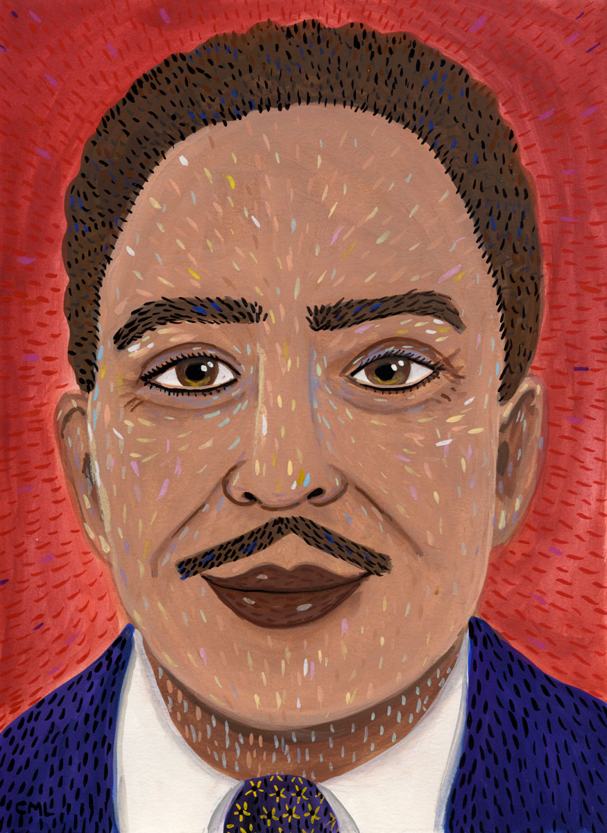 The Seattle Review of Books Portrait Gallery Langston Hughes